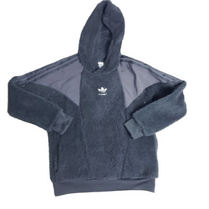 Adidas Originals‎ Boys Size Large Black Polar Fleece Hoodie
